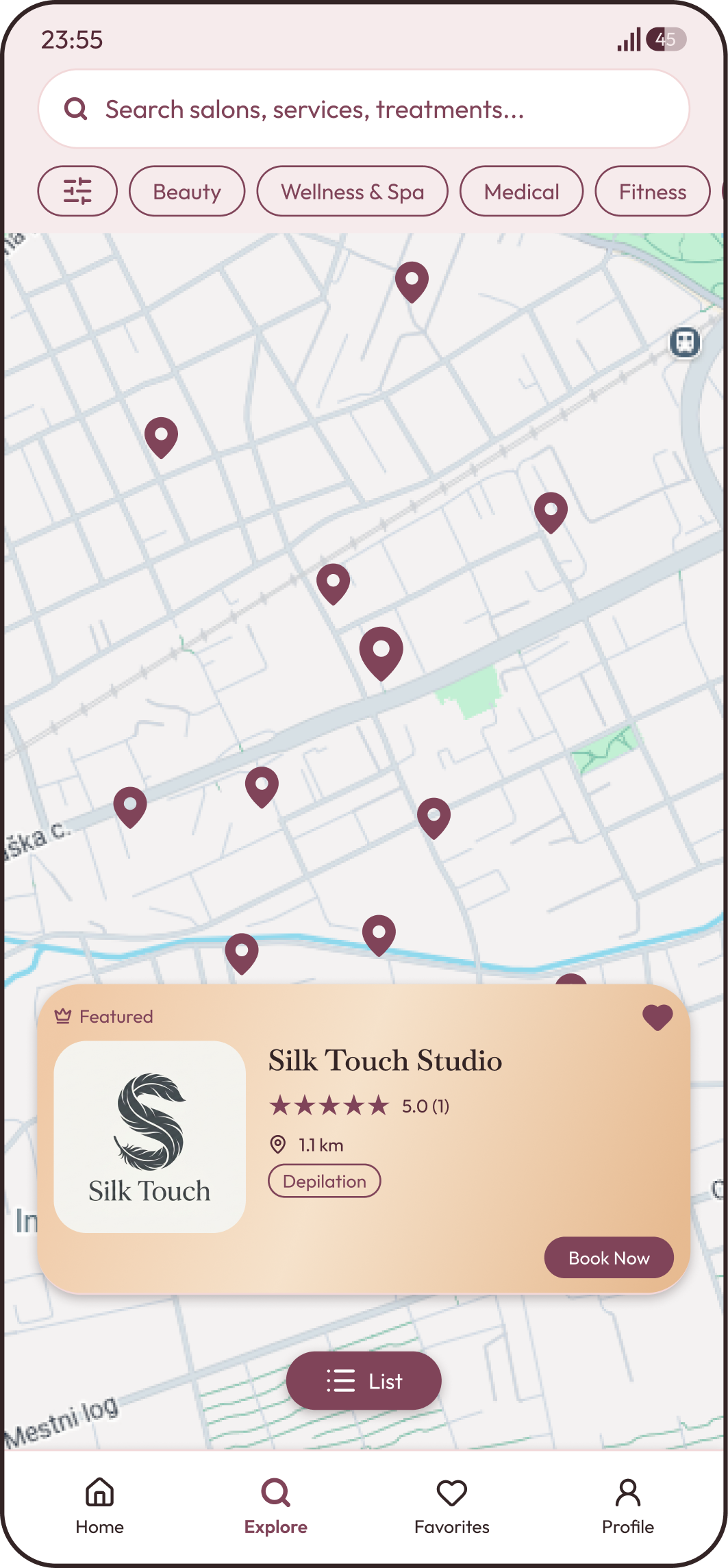 Zrihtaj Me Map View